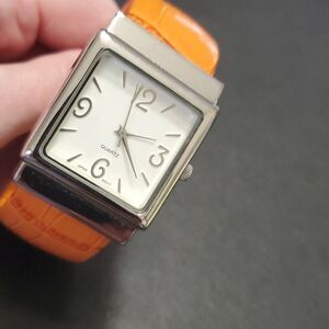 Avon wide cuff watch paprika